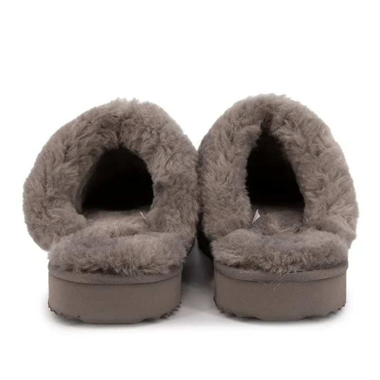 Chausson fourré fausse fourrure semelle épaisse Femme KELARA