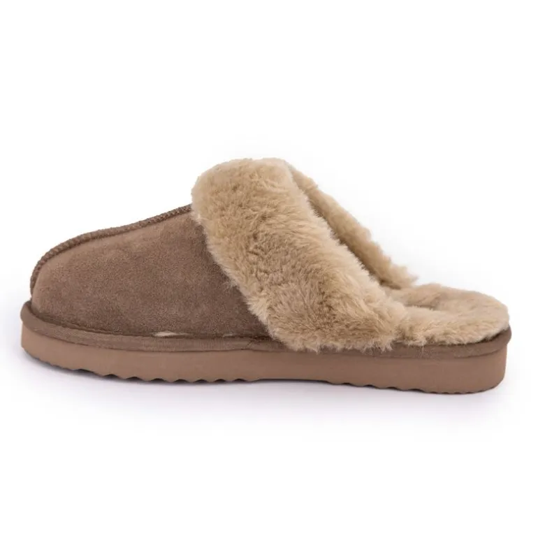 Chausson fourré fausse fourrure semelle épaisse Femme KELARA