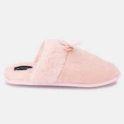 Chaussons fausse fourrure noeud Carmeline Femme LES PETITES...PARIS