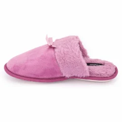 Chaussons fausse fourrure noeud Carmeline Femme LES PETITES...PARIS