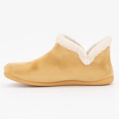 Chaussons leprechaun camel intérieur fourrré Femme BONADONA