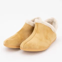 Chaussons leprechaun camel intérieur fourrré Femme BONADONA