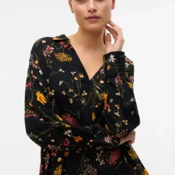 Chemise à fleurs avec boutons Femme VERO MODA