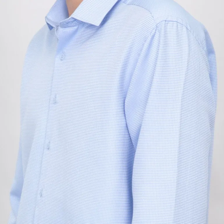 Chemise à petits carreaux en coton Homme BILL TORNADE