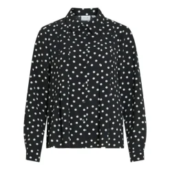 Chemise à pois rasha black beauty fluide Femme VILA