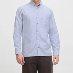 Chemise à rayures infinity oxford coton Homme JACK & JONES