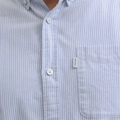 Chemise à rayures infinity oxford coton Homme JACK & JONES