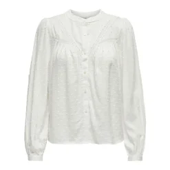 Chemise blanche manches longues dentelle Femme JDY