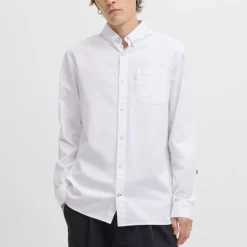 Chemise blanche oxford regular fit Homme JACK & JONES