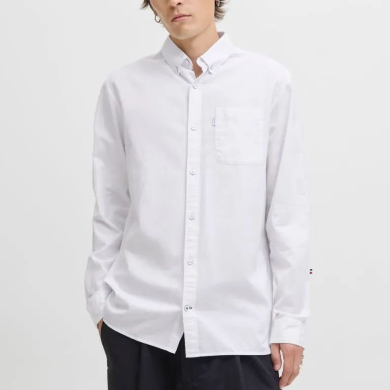 Chemise blanche oxford regular fit Homme JACK & JONES