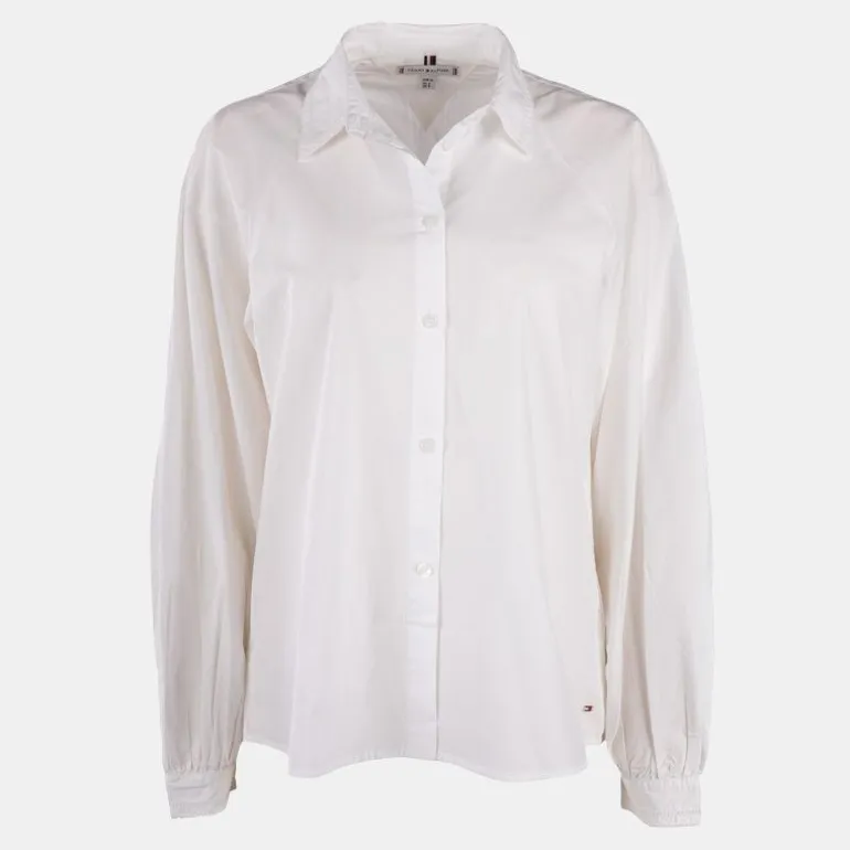 Chemise blanche regular 100% coton Femme TOMMY HILFIGER