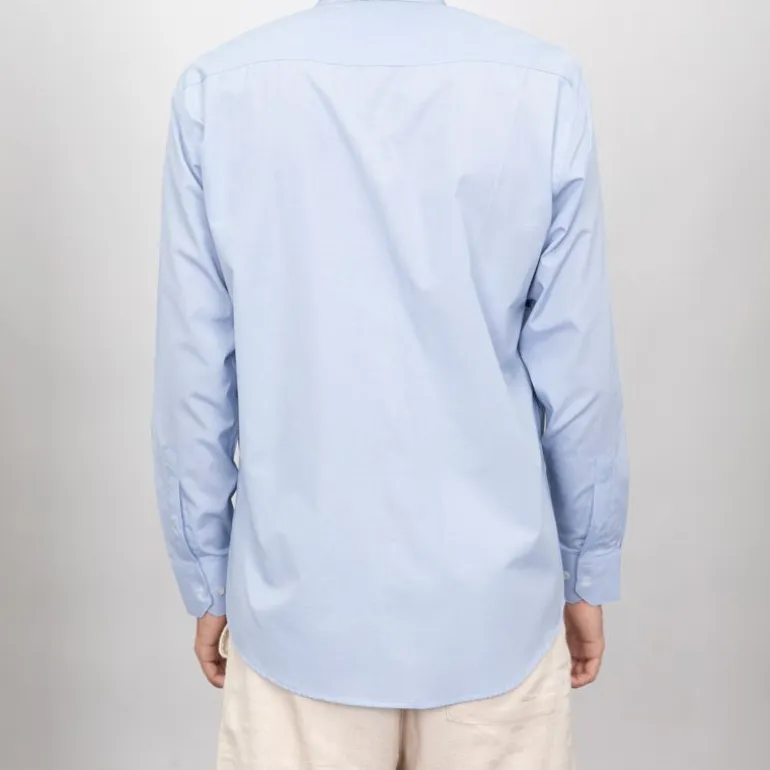 Chemise bleu ciel texturée coton Homme BILL TORNADE