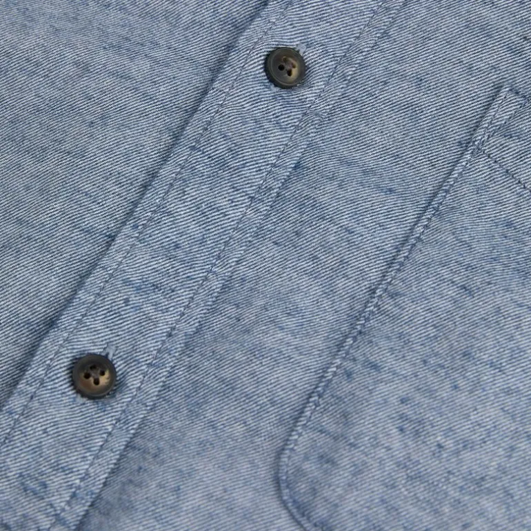 Chemise classique bleu gris coton mélangé regular fit Homme JACK & JONES