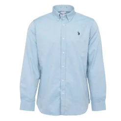 Chemise classique tissu chiné evan Homme US POLO