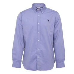 Chemise classique tissu chiné evan Homme US POLO