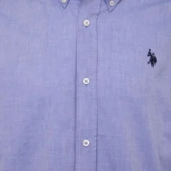 Chemise classique tissu chiné evan Homme US POLO