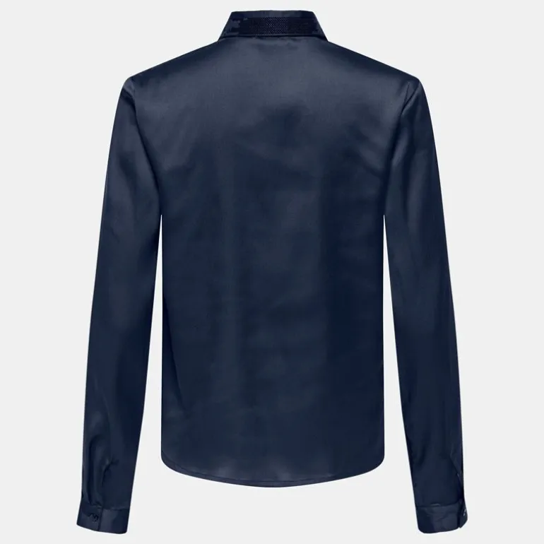 Chemise col à sequins fifi effet satiné regular Femme JDY