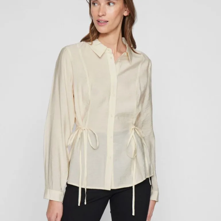 Chemise couleur unie dogma birch regular Femme VILA