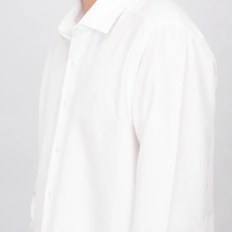 Chemise de ville blanche coton regular Homme BILL TORNADE