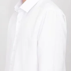Chemise de ville oxford blanche en coton Homme BILL TORNADE