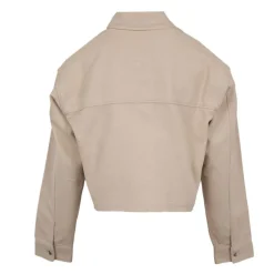 Chemise denim crop beige Femme CALVIN KLEIN