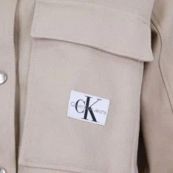 Chemise denim crop beige Femme CALVIN KLEIN