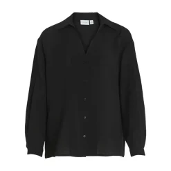 Chemise Domira col v black beauty Femme VILA