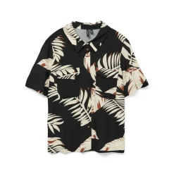 Chemise easy black fioni avec imprimé tropical Femme VERO MODA