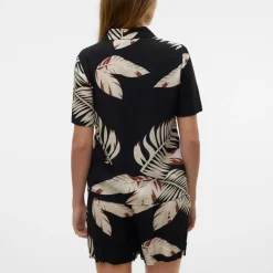 Chemise easy black fioni avec imprimé tropical Femme VERO MODA