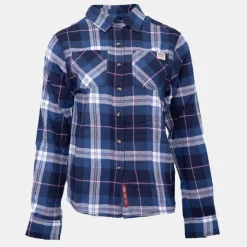 Chemise en coton bucheron Austin bleue Femme AMERICAN PEOPLE