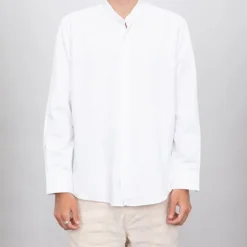 Chemise estivale coton col mao Homme BILL TORNADE