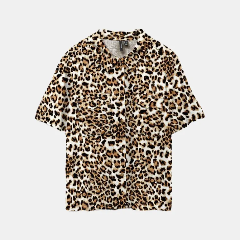Chemise imprimé léopard à boutons Femme VERO MODA