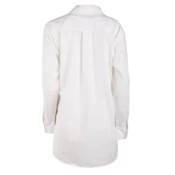Chemise longue coton blanche regular Femme TOMMY HILFIGER