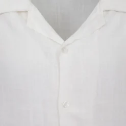 Chemise manches courtes lin mélangé Homme PANAME BROTHERS