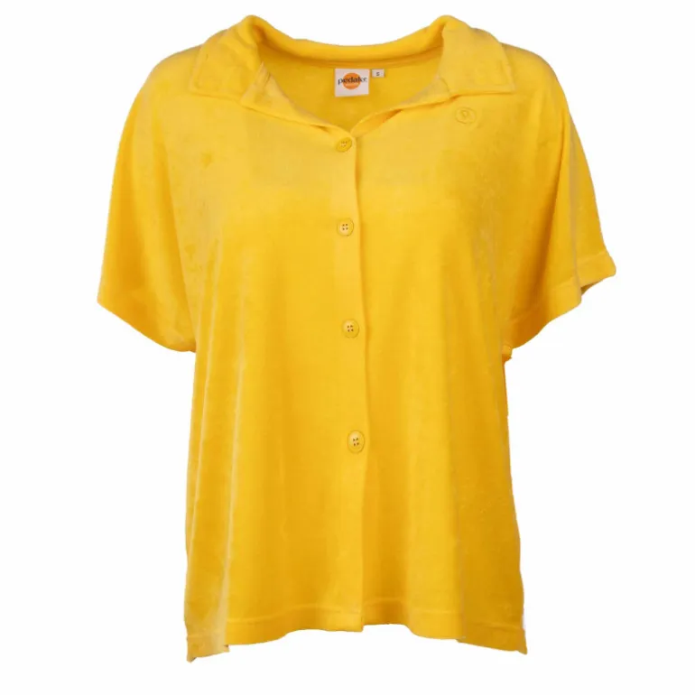 Chemise manches courtes theoule jaune Femme PEDALO