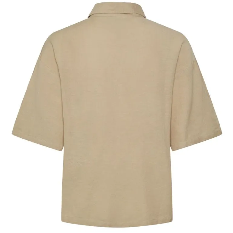 Chemise manches courtes uni Femme PIECES