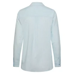 Chemise manches longues à rayures Femme PIECES