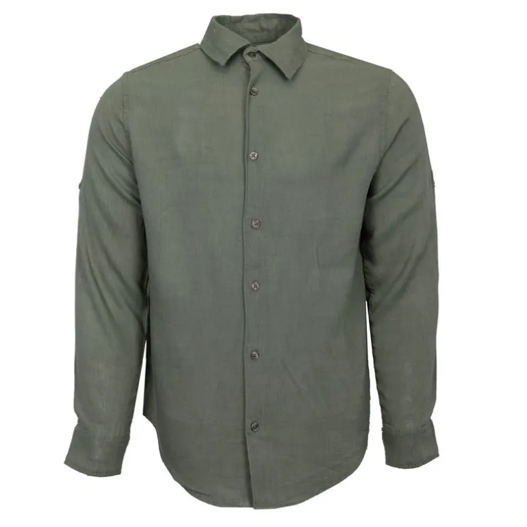 Chemise manches longues lin mélangé Homme PANAME BROTHERS