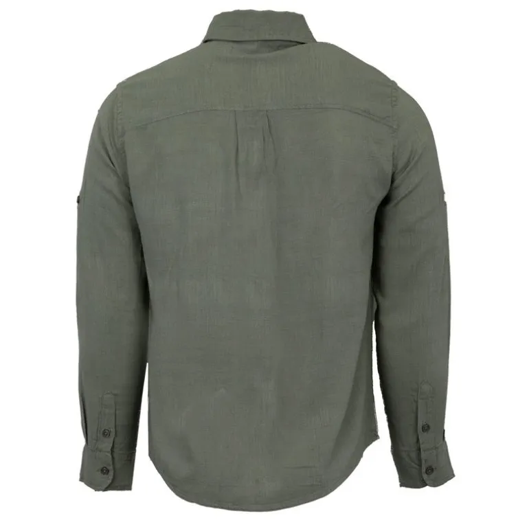 Chemise manches longues lin mélangé Homme PANAME BROTHERS