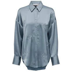 Chemise Marta effet satiné à manches longues Femme ONLY