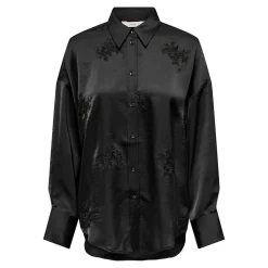 Chemise Marta effet satiné à manches longues Femme ONLY