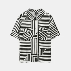 Chemise noire pernille imprimé graphique Femme VERO MODA