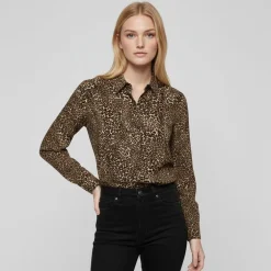 Chemise sierra imprimé léopard regular Femme ONLY