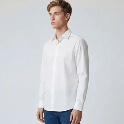 Chemise unie black umb001 reg Homme UMBERTO