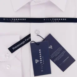 Chemise unie col 37 regular fit Homme BILL TORNADE