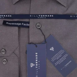 Chemise unie col 15 regular fit Homme BILL TORNADE