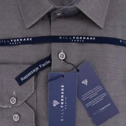 Chemise unie col 37 regular fit Homme BILL TORNADE