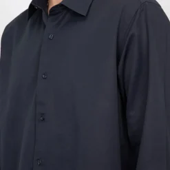 Chemise unie coton classique Homme BILL TORNADE