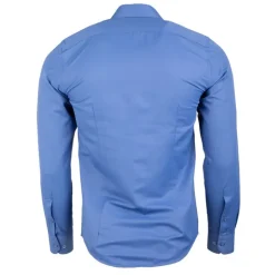 Chemise unie manches longues regular Homme BILL TORNADE