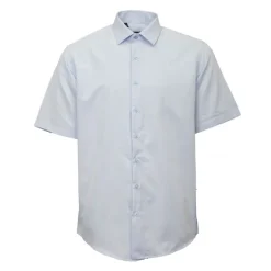 Chemise unie mc regular noire bill302 Homme BILL TORNADE